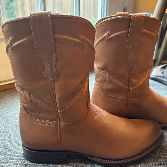 Cuero "The Austin" Men's Cowboy Roper Boots - Picture 2 of 8